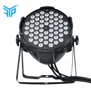 compact wash effect show lighting RGBW led 54*3w stage par light 4/8 DMX control channel,high quality and hot sale